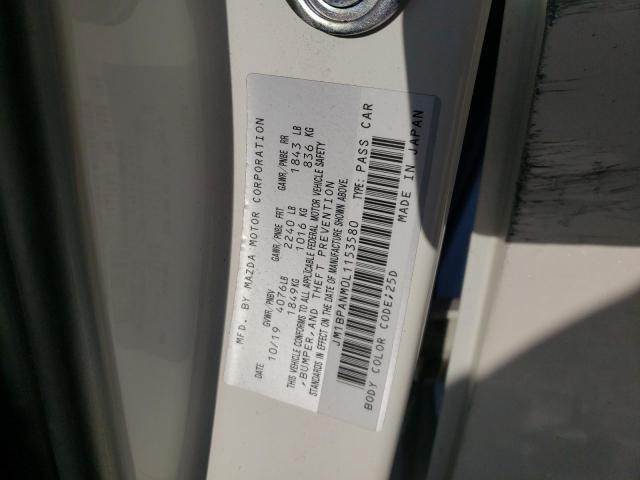 Photo 10 from auction – 2020 MAZDA 3 PREMIUM with VIN JM1BPANM0L1153580