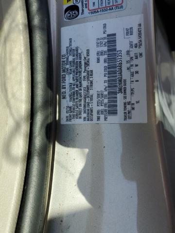 Photo 10 from auction – 2010 MERCURY MILAN PREM with VIN 3MEHM0JA0AR651353