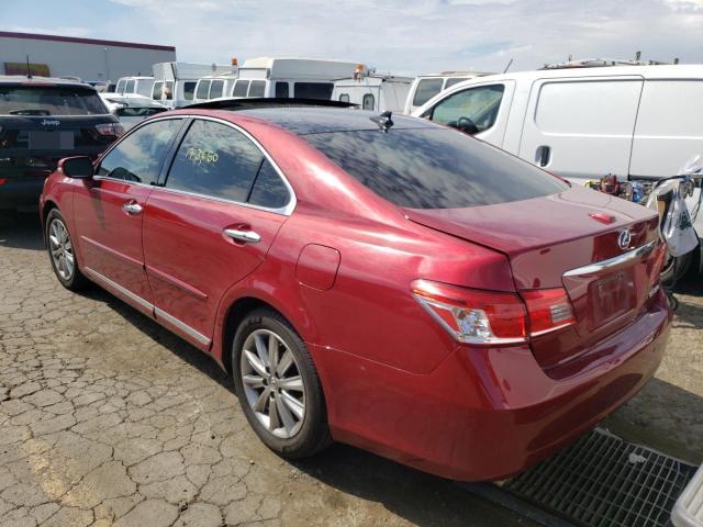 Photo 3 from auction – 2012 LEXUS ES 350 with VIN JTHBK1EG8C2498597