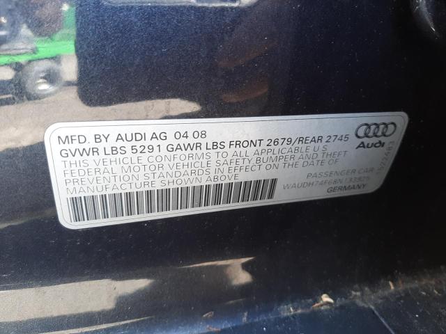 Photo 10 from auction – 2008 AUDI A6 3.2 QUA with VIN WAUDH74F68N133925