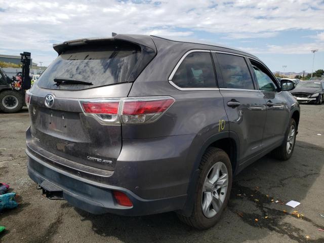 Photo 4 from auction – 2014 TOYOTA HIGHLANDER with VIN 5TDDKRFHXES064421