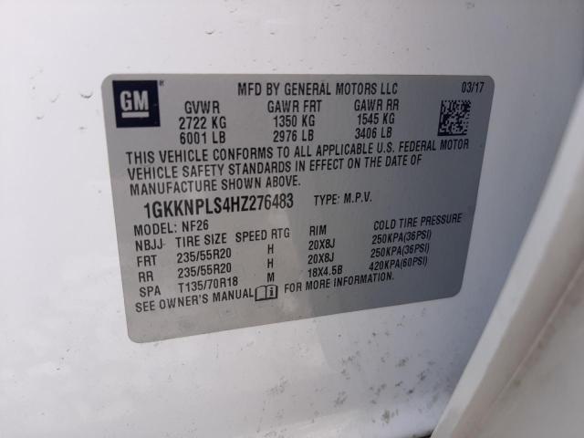 Photo 10 from auction – 2017 GMC ACADIA DEN with VIN 1GKKNPLS4HZ276483