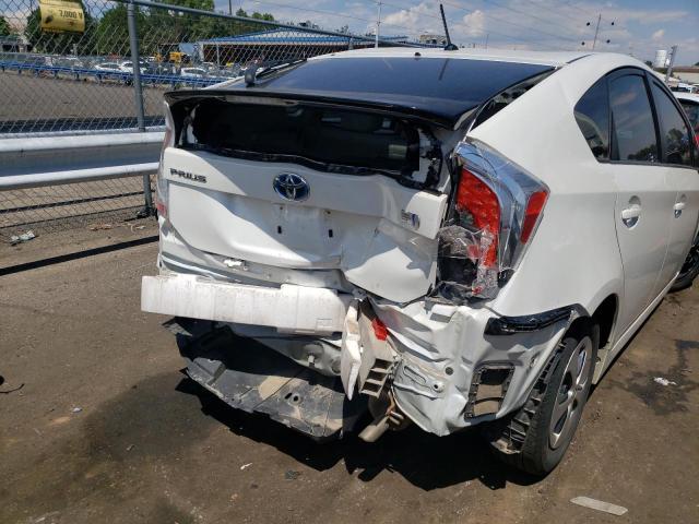 Photo 9 from auction – 2013 TOYOTA PRIUS with VIN JTDKN3DU8D5657579