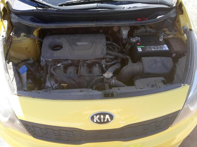 Photo 7 from auction – 2016 KIA RIO LX with VIN KNADM4A37G6565808