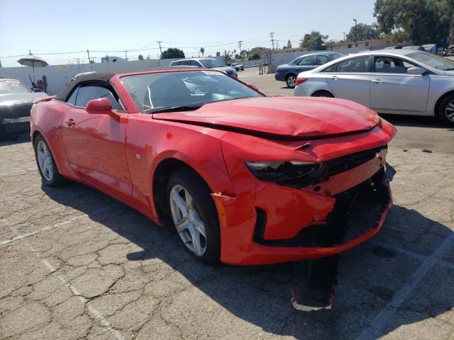 Photo 1 from auction – 2019 CHEVROLET CAMARO LS with VIN 1G1FB3DS0K0114156