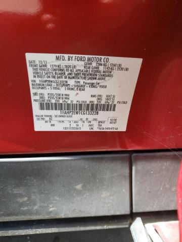 Photo 10 from auction – 2012 FORD TAURUS SEL with VIN 1FAHP2EW1CG133228