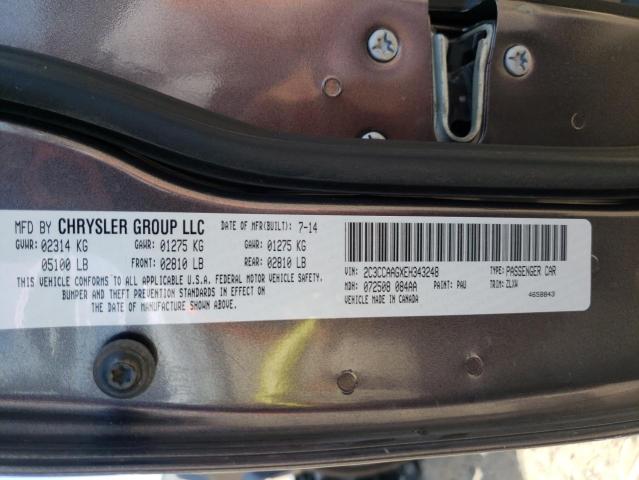 Photo 10 from auction – 2014 CHRYSLER 300 with VIN 2C3CCAAGXEH343248