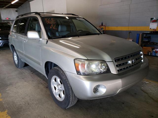 TOYOTA HIGHLANDER 2005 with VIN JTEGD21A750110584 - Photo from auction