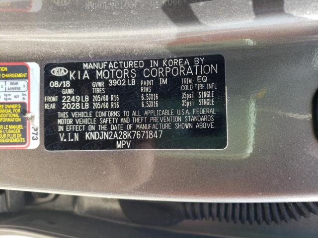 Photo 10 from auction – 2019 KIA SOUL with VIN KNDJN2A28K7671847