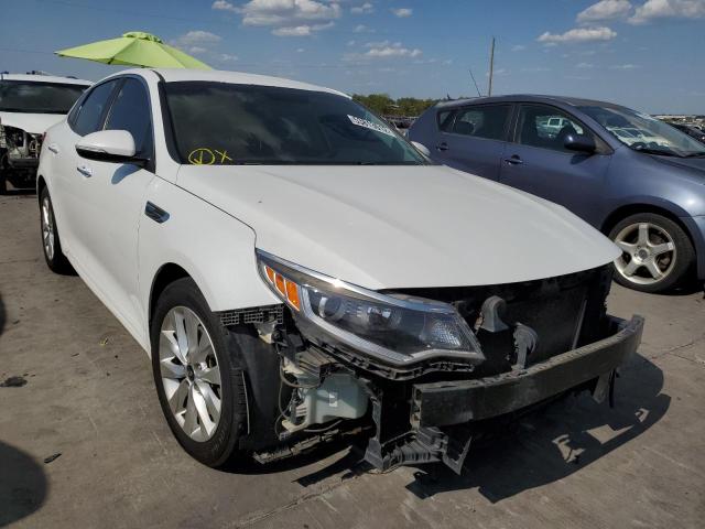 KIA OPTIMA LX 2016 with VIN 5XXGT4L31GG074085 - Photo from auction