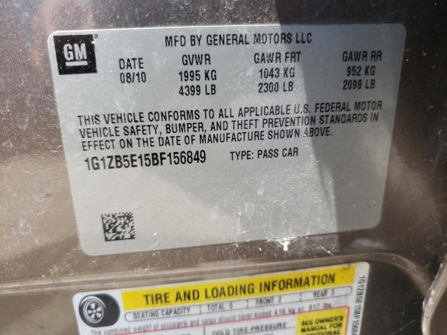 Photo 10 from auction – 2011 CHEVROLET MALIBU LS with VIN 1G1ZB5E15BF156849
