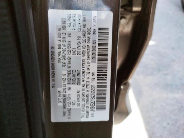 Photo 10 from auction – 2016 MAZDA CX-5 GT with VIN JM3KE2DY8G0722324