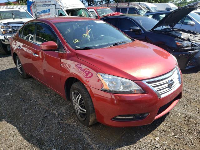 NISSAN SENTRA S 2015 with VIN 3N1AB7AP0FL666986 - Photo from auction