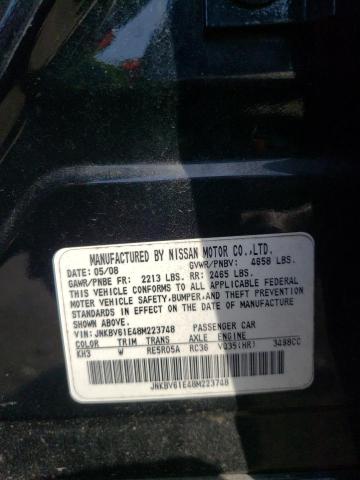 Photo 10 from auction – 2008 INFINITI G35 with VIN JNKBV61E48M223748