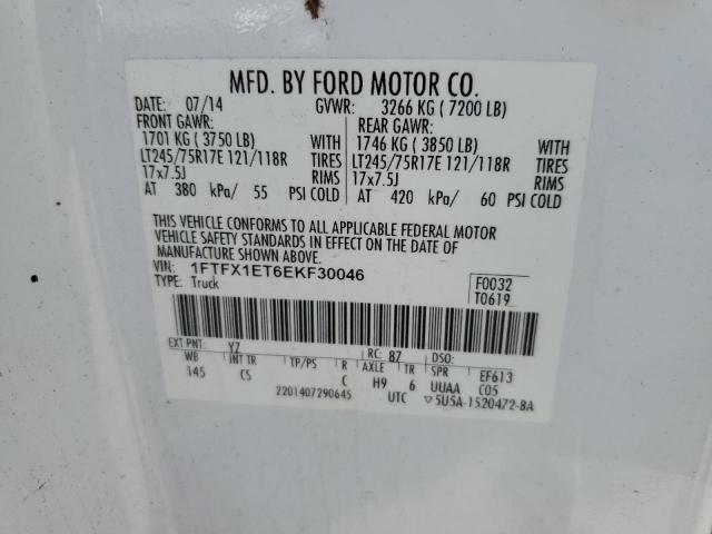 Photo 10 from auction – 2014 FORD F150 SUPER with VIN 1FTFX1ET6EKF30046