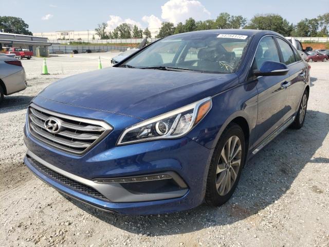 Photo 2 from auction – 2015 HYUNDAI SONATA SPO with VIN 5NPE34AF5FH213867