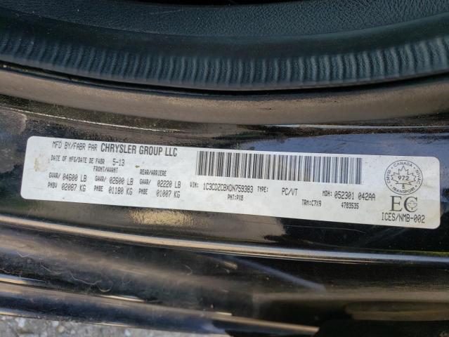 Photo 10 from auction – 2013 DODGE AVENGER SX with VIN 1C3CDZCBXDN759383