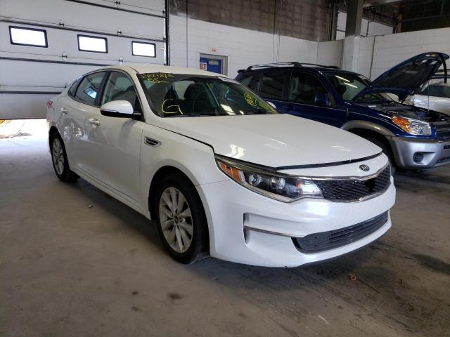 KIA OPTIMA LX 2016 with VIN 5XXGT4L38GG004552 - Photo from auction