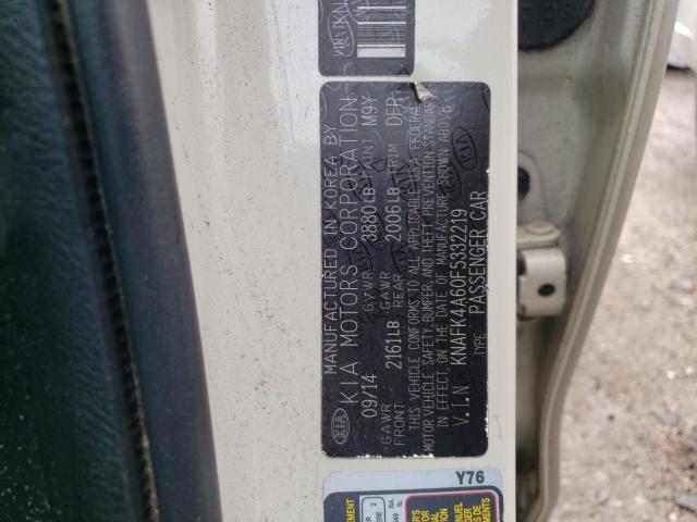 Photo 10 from auction – 2015 KIA FORTE LX with VIN KNAFK4A60F5332219