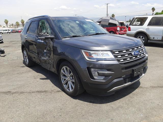 FORD EXPLORER L 2017 with VIN 1FM5K7F87HGE28555 - Photo from auction