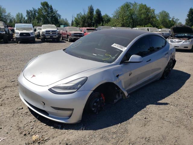 Photo 2 from auction – 2018 TESLA MODEL 3 with VIN 5YJ3E1EB7JF083461