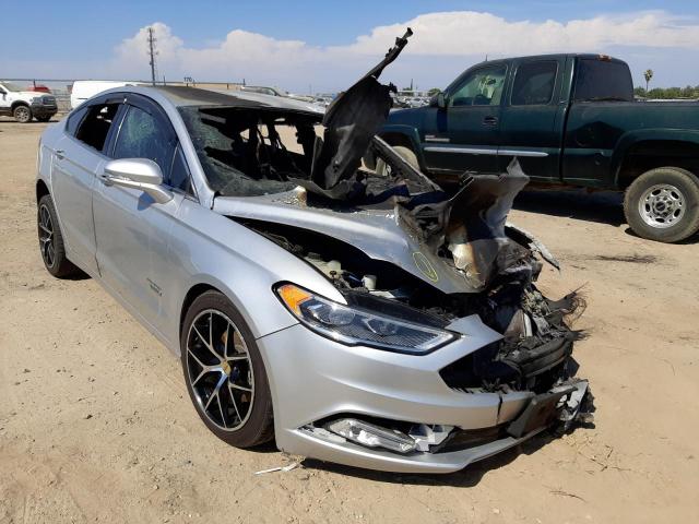 FORD FUSION SE 2017 with VIN 3FA6P0PU1HR380207 - Photo from auction