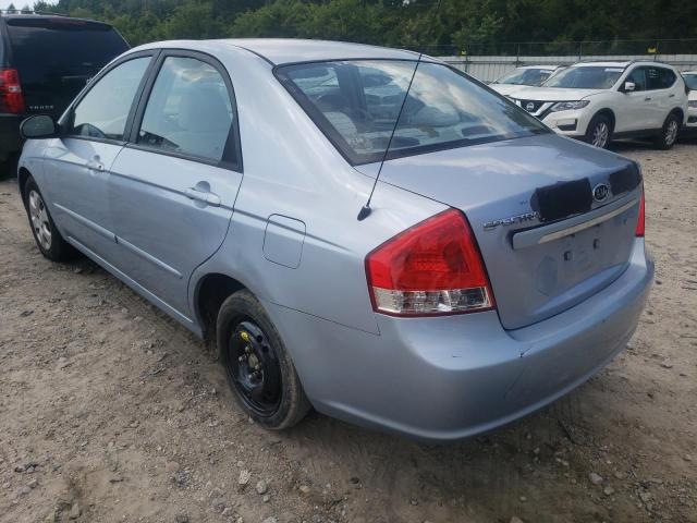 Photo 3 from auction – 2008 KIA SPECTRA EX with VIN KNAFE121385543099