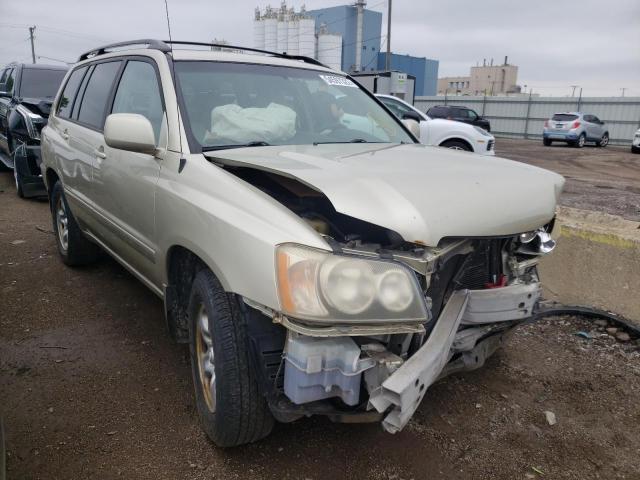 TOYOTA HIGHLANDER 2003 с VIN JTEGD21A130073061 - Фото с аукциона