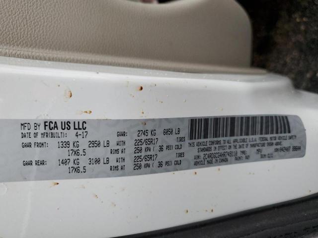 Photo 10 from auction – 2017 DODGE GRAND CARA with VIN 2C4RDGCG4HR749110