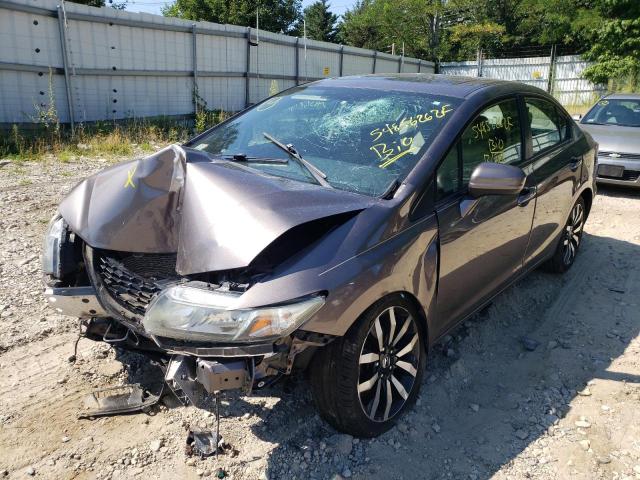 Photo 2 from auction – 2014 HONDA CIVIC EXL with VIN 19XFB2F96EE212289
