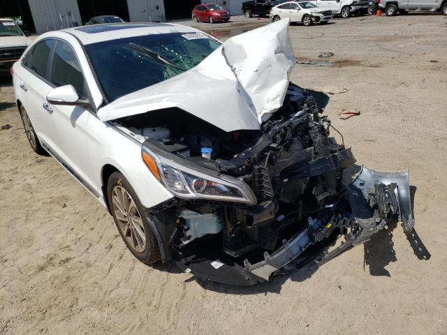 HYUNDAI SONATA SPO 2017 with VIN 5NPE34AF4HH589964 - Photo from auction