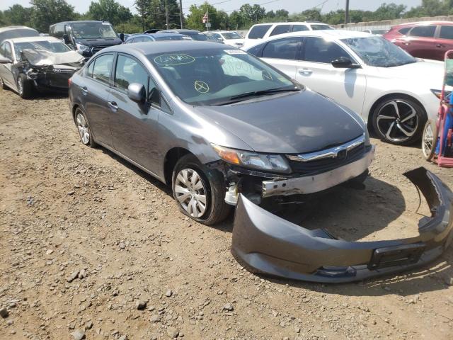 HONDA CIVIC LX 2012 with VIN 19XFB2F57CE325503 - Photo from auction