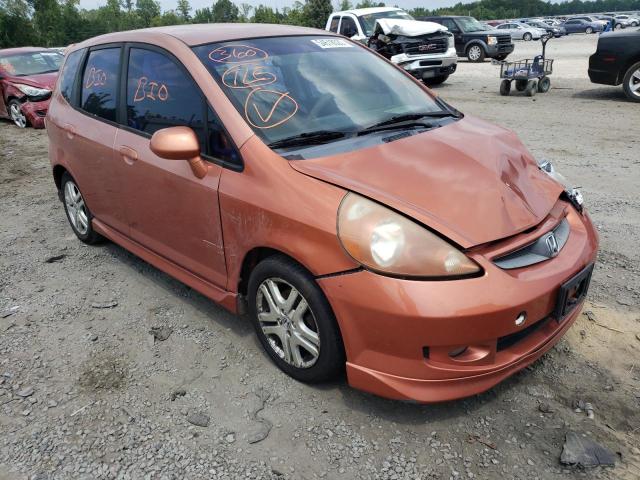 HONDA FIT S 2007 with VIN JHMGD38617S067734 - Photo from auction