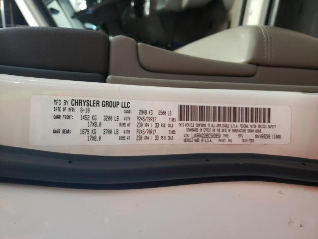 Photo 10 from auction – 2011 JEEP GRAND CHER with VIN 1J4RR4GG9BC502850