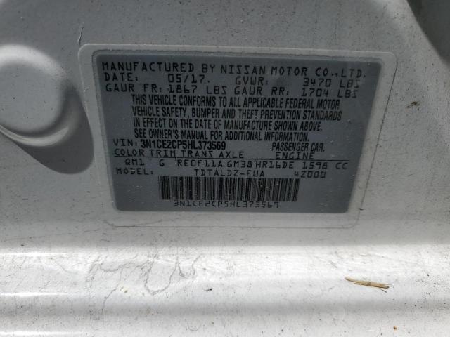 Photo 10 from auction – 2017 NISSAN VERSA NOTE with VIN 3N1CE2CP5HL373569
