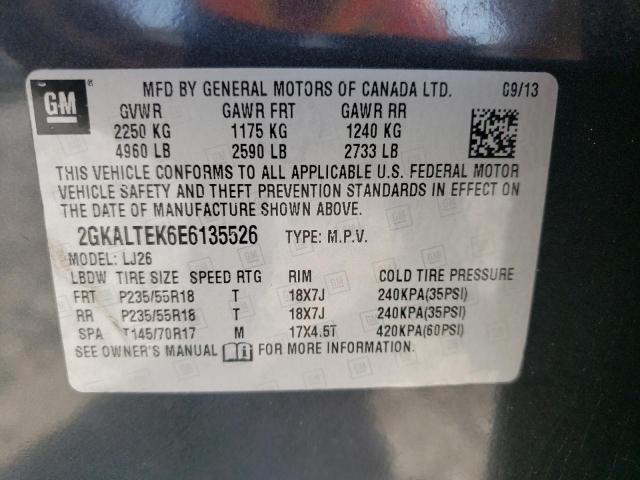 Photo 10 from auction – 2014 GMC TERRAIN SL with VIN 2GKALTEK6E6135526