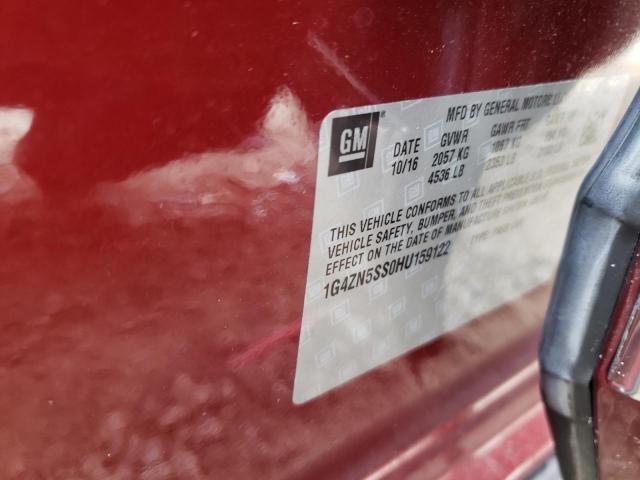 Photo 10 from auction – 2017 BUICK LACROSSE P with VIN 1G4ZN5SS0HU159122