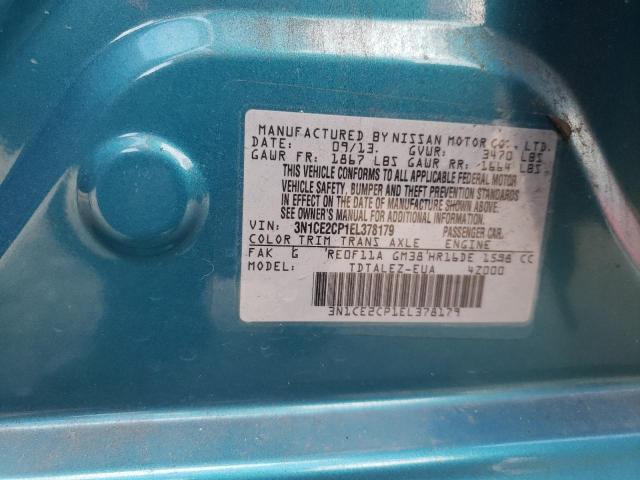 Photo 10 from auction – 2014 NISSAN VERSA NOTE with VIN 3N1CE2CP1EL378179