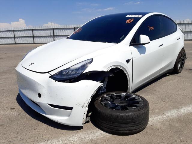 Photo 2 from auction – 2020 TESLA MODEL Y with VIN 5YJYGDEE6LF037327