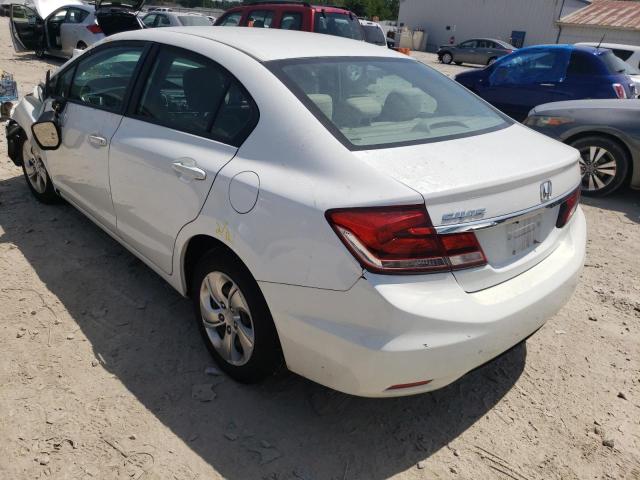 Photo 3 from auction – 2013 HONDA CIVIC LX with VIN 19XFB2F55DE285388