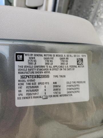 Photo 10 from auction – 2011 CHEVROLET SILVERADO with VIN 3GCPKTE3XBG208589