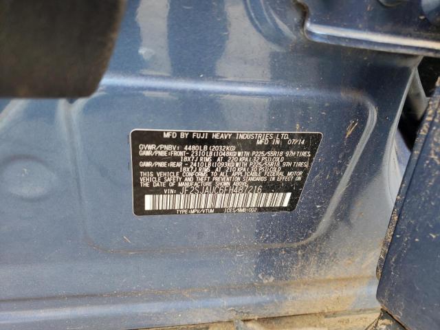 Photo 10 from auction – 2015 SUBARU FORESTER 2 with VIN JF2SJAUC6FH487216