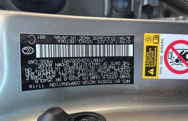 Photo 10 from auction – 2017 LEXUS ES 350 with VIN JTHBK1GG3H2252951