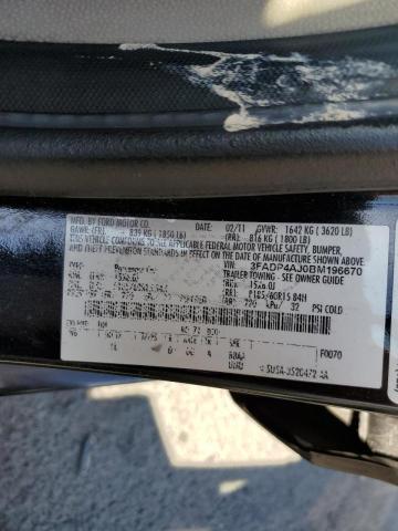 Photo 10 from auction – 2011 FORD FIESTA S with VIN 3FADP4AJ0BM196670