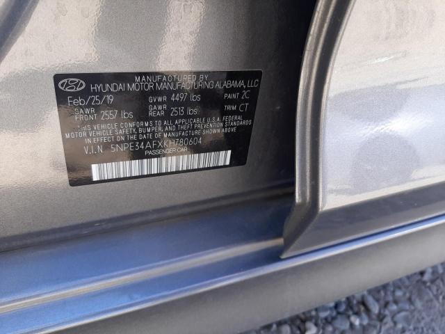 Photo 10 from auction – 2019 HYUNDAI SONATA LIM with VIN 5NPE34AFXKH780604
