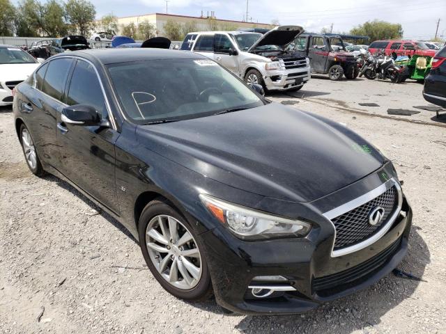 INFINITI Q50 BASE 2014 with VIN JN1BV7AP6EM673554 - Photo from auction