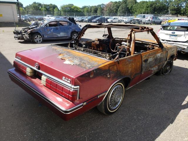 Photo 4 from auction – 1985 DODGE 600 with VIN 1B3BV55D5FG322749