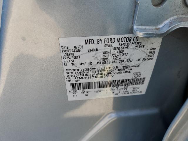 Photo 10 from auction – 2008 FORD EDGE SE with VIN 2FMDK36C18BB35699
