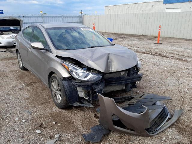 HYUNDAI ELANTRA SE 2016 with VIN 5NPDH4AE2GH770239 - Photo from auction