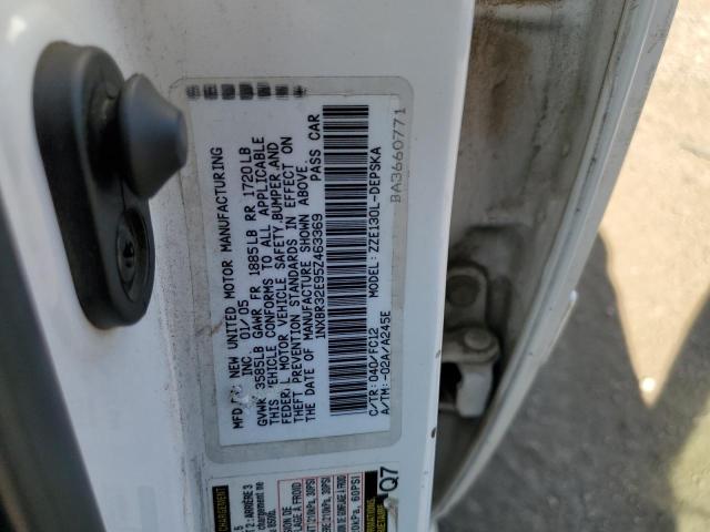 Photo 10 from auction – 2005 TOYOTA COROLLA CE with VIN 1NXBR32E95Z463369